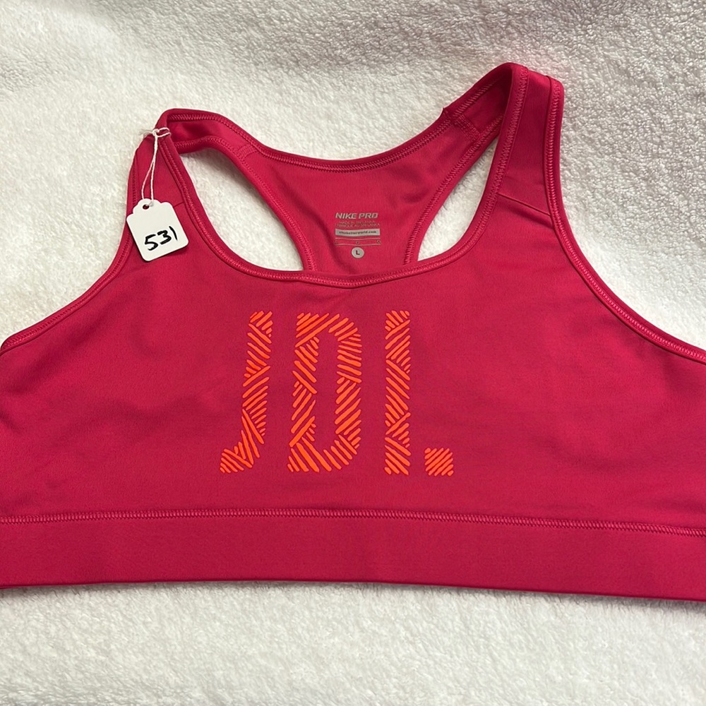NWOT NIKE PRO WOMANS SPORTS BRA SIZE L